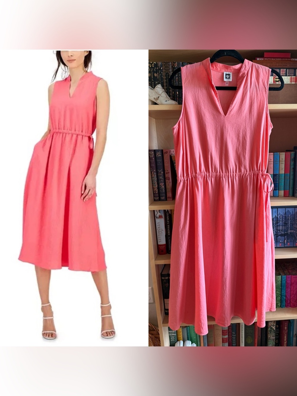 Anne Klein Linen Blend Dress
